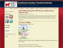 Tablet Screenshot of catswebsite.co.uk